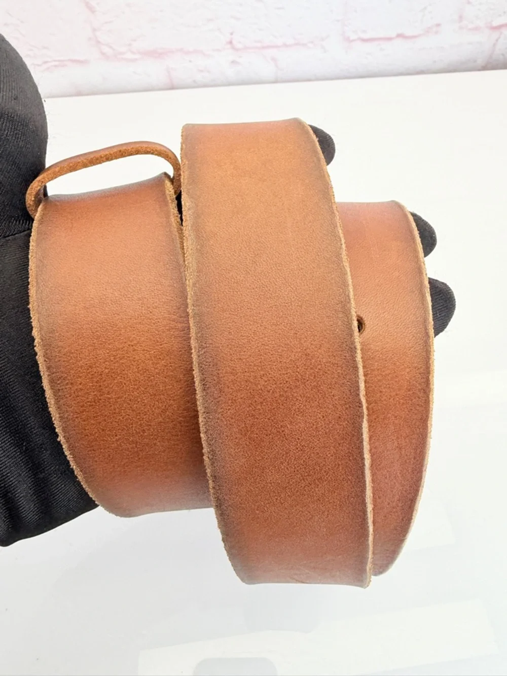 Gucci Rare Brown Leather Belt with Gold Snake Buckle 453935 105/42